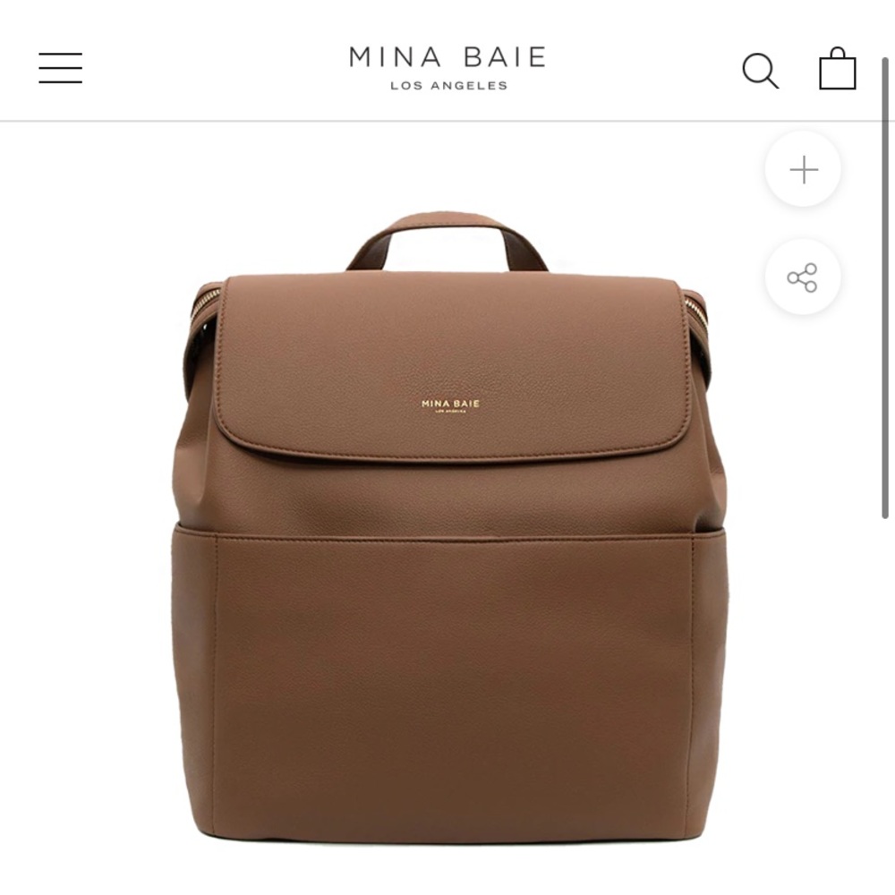 Mina Baie Vegan Leather Backpack in Terra